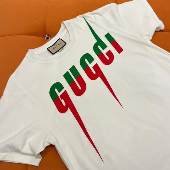 Gucci Gucci Blade Logo Print T-Shirt - Picture 6 of 8